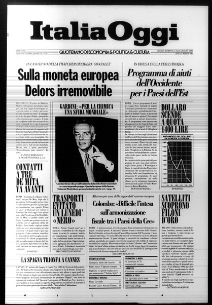 Italia oggi : quotidiano di economia finanza e politica